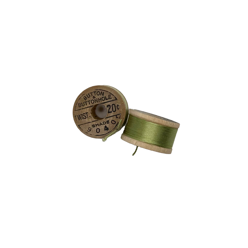 Vintage Belding Corticelli Silk Twist Thread – Deadstock Size D (10-yard Wooden Spool)
