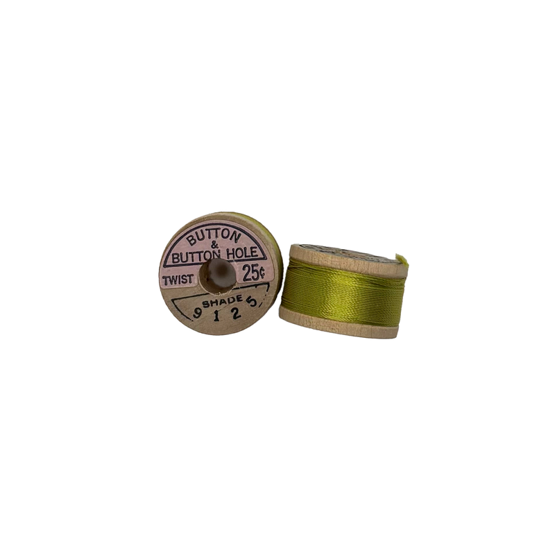 Vintage Belding Corticelli Silk Twist Thread – Deadstock Size D (10-yard Wooden Spool)
