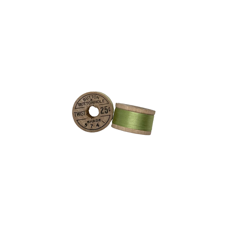 Vintage Belding Corticelli Silk Twist Thread – Deadstock Size D (10-yard Wooden Spool)