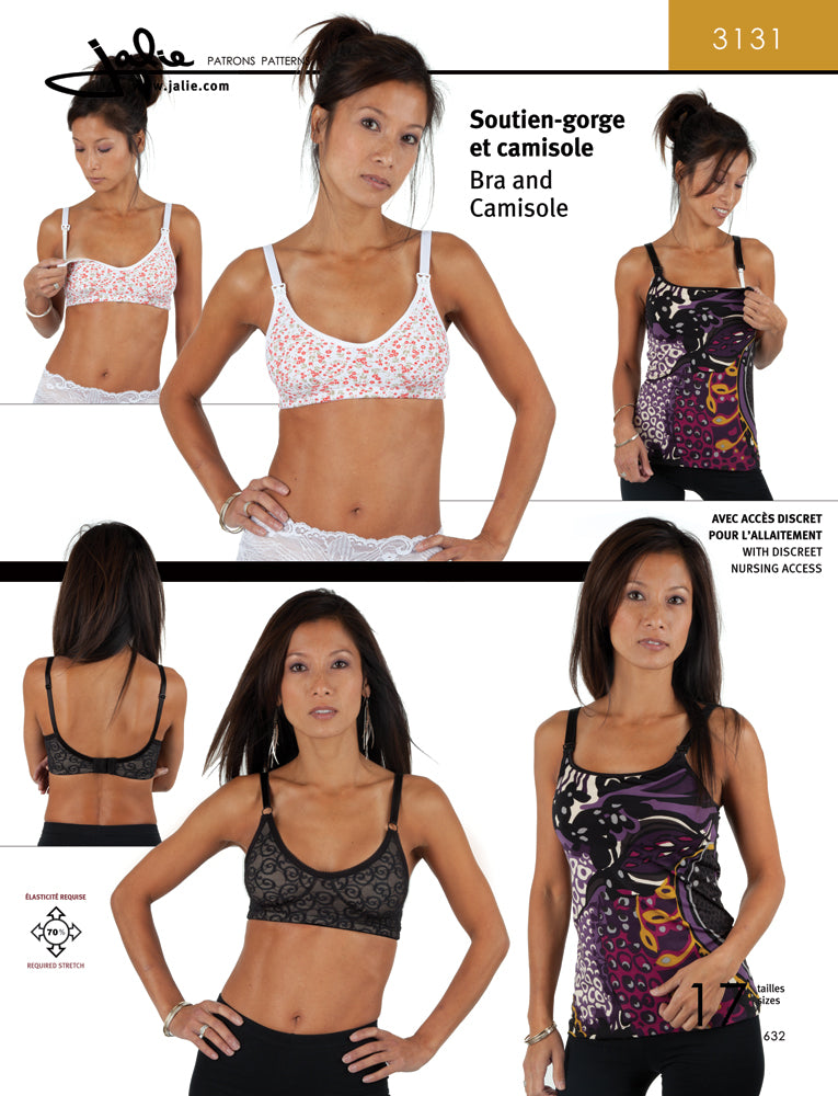 Jalie 3131: Camisole and Bra Sewing Pattern