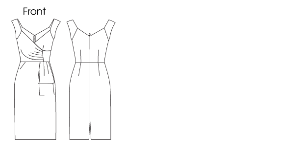 B5814 Patterns by Gertie Dress Sewing Pattern - Butterick 5814 Vintage Inspired Dress Pattern