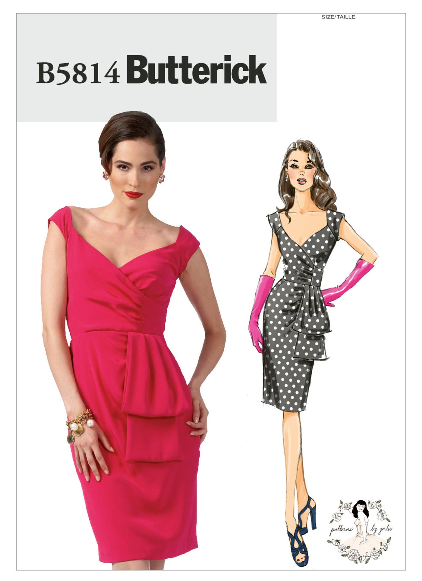 B5814 Patterns by Gertie Dress Sewing Pattern