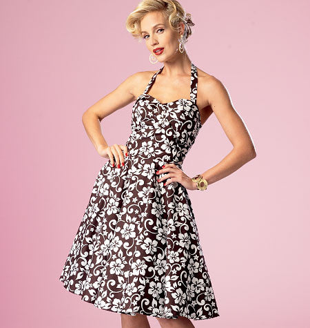 B6019 Patterns by Gertie Dress Sewing Pattern - Butterick 6019 Vintage Inspired Dress Pattern
