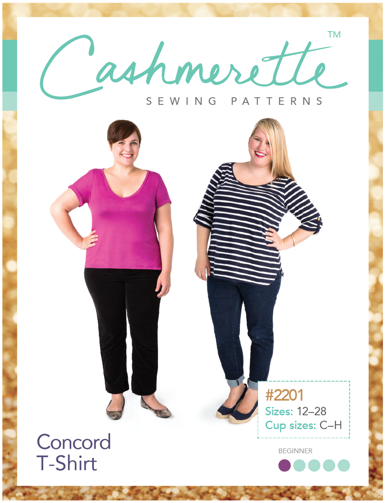 Cashmerette Concord T-Shirt Paper Sewing Pattern