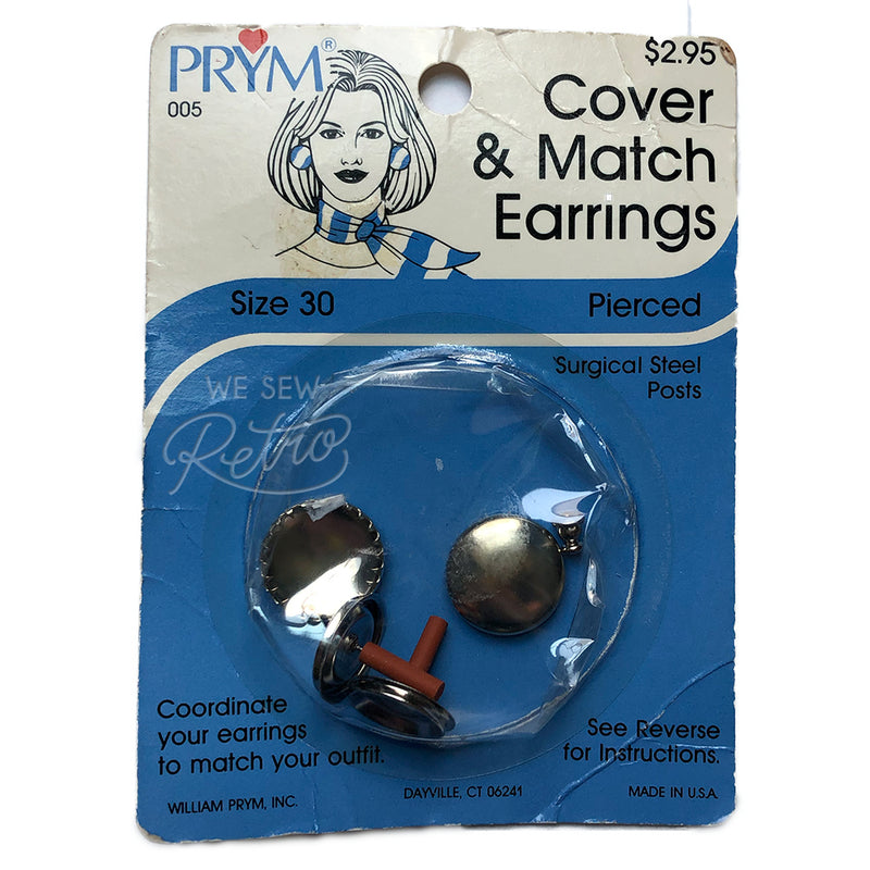 Vintage Cover Your Own Earrings