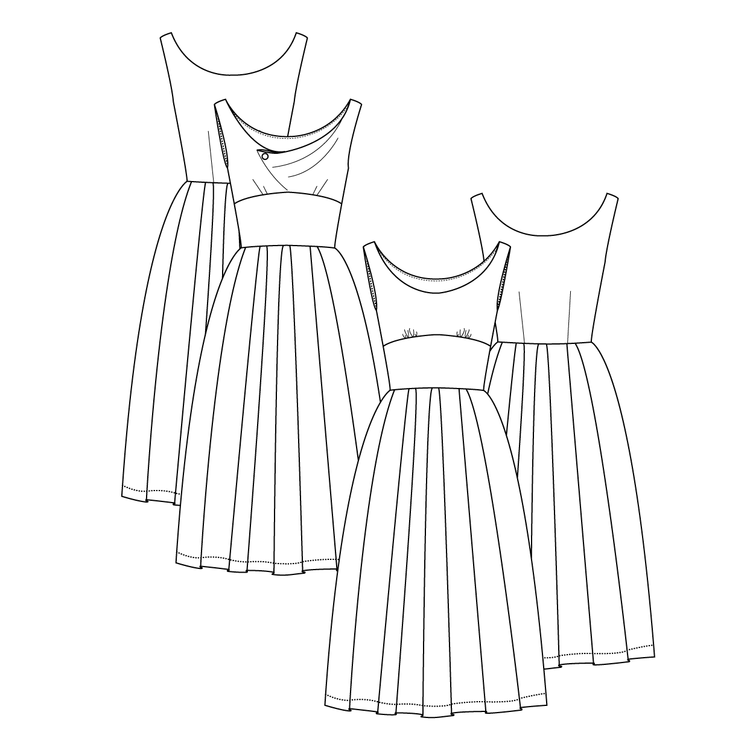How to do Fashion Dragør 1950s Dress Paper Sewing Pattern
