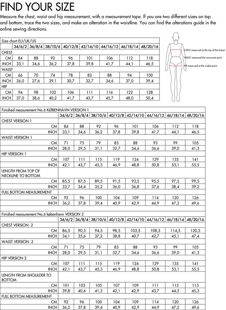 How to Do Fashion København Dress Paper Sewing Pattern