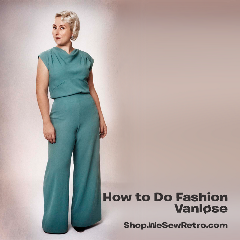 How To Do Fashion Vanløse 1930s Trouser & Blouse Set Paper Sewing Pattern