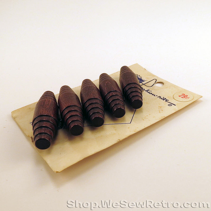Vintage Wooden Toggles Buttons