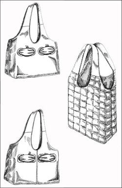 Grommet Go-Around Bag Sewing Pattern from Indygo Junction