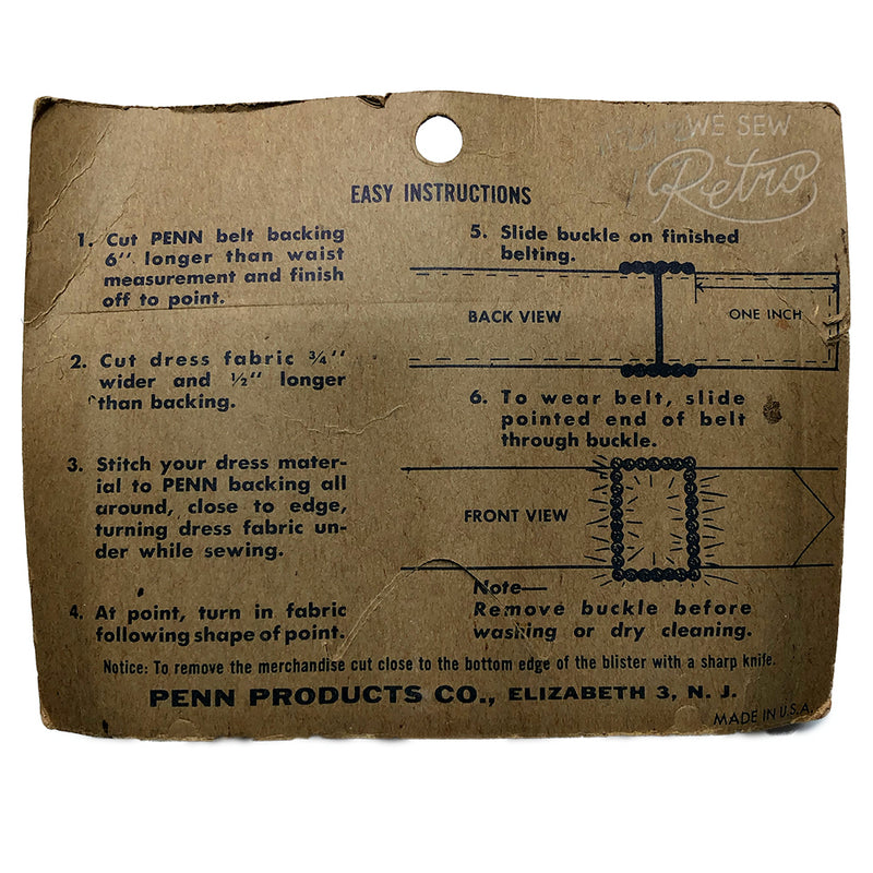 Vintage Rhinestone Belt Kit - Make Your Own Rhinestone Belt