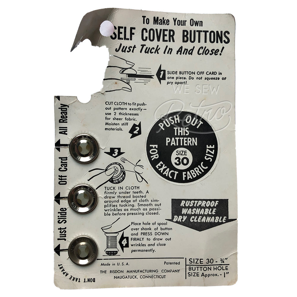 Vintage Button Cover 