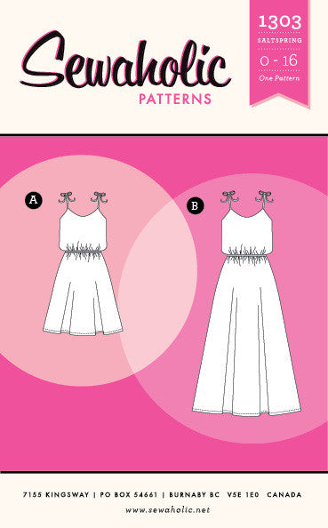 Sewaholic Saltspring Dress Sewing Pattern