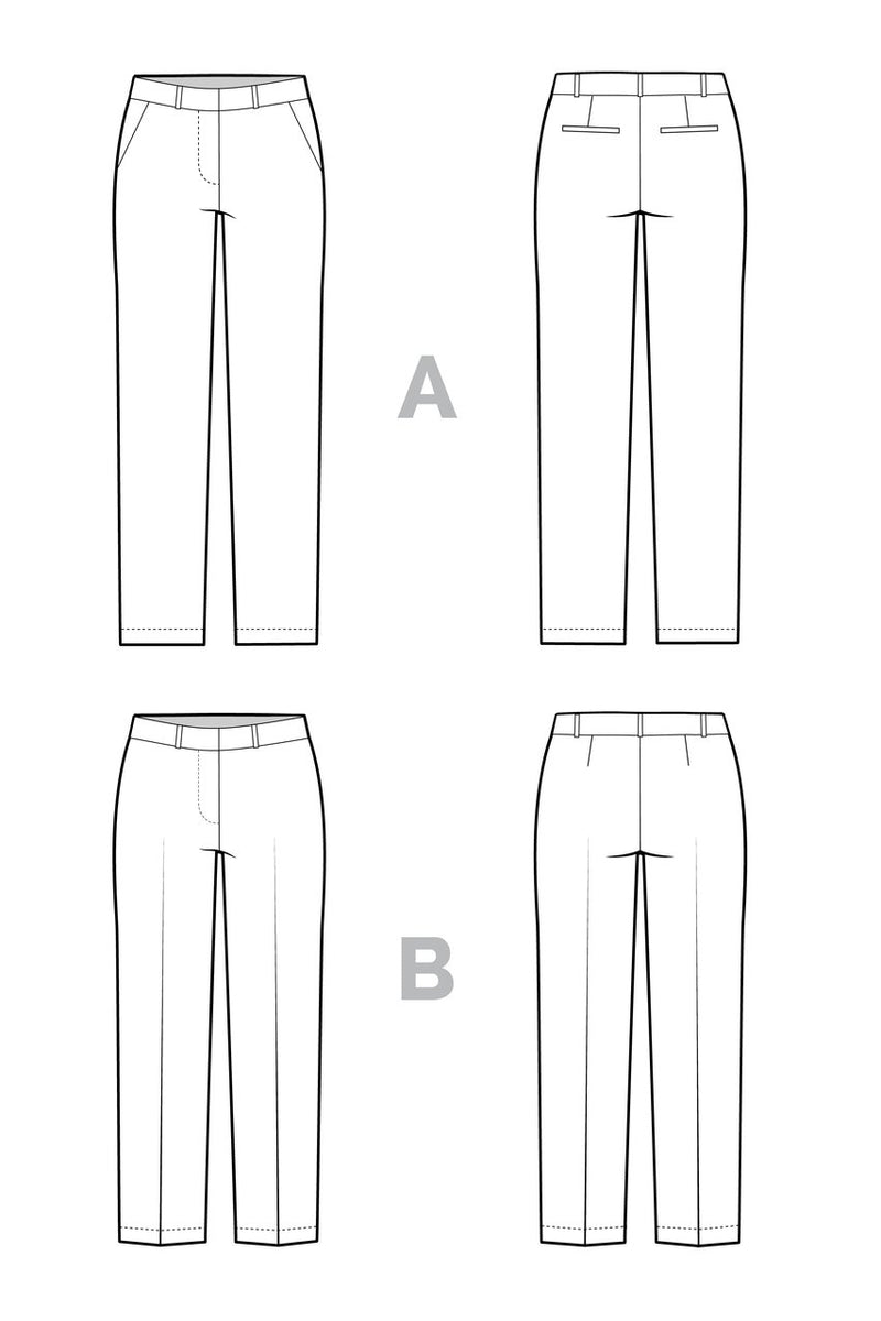 Closet Case Sasha Trousers Sewing Pattern - Paper