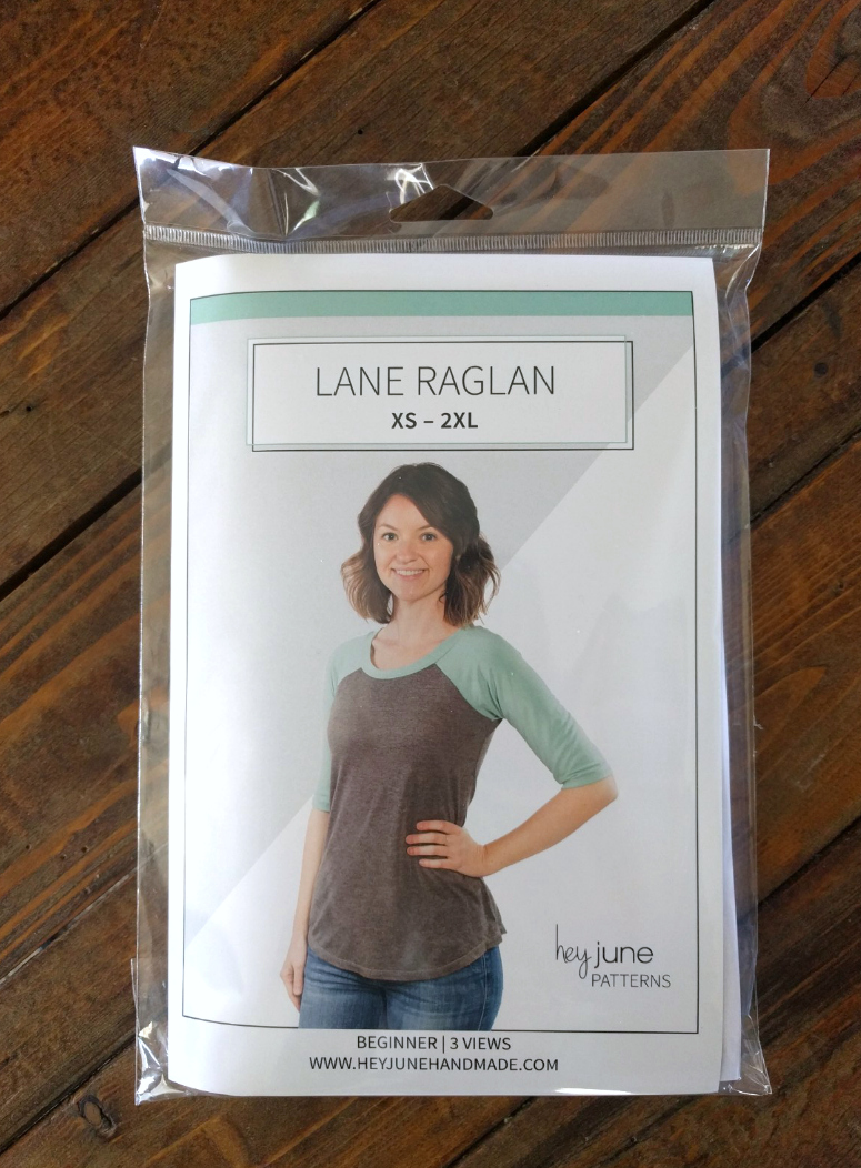 Hey June Lane Raglan Paper Sewing Pattern