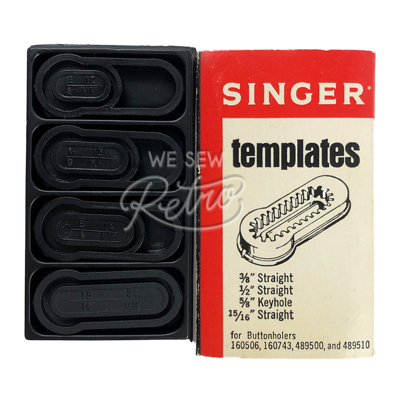 Vintage Singer Buttonhole Templates - for Buttonholers 160506, 160743, 489500 and 489510