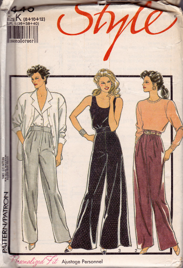 Style 1445 Sewing Pattern - Set of Trousers