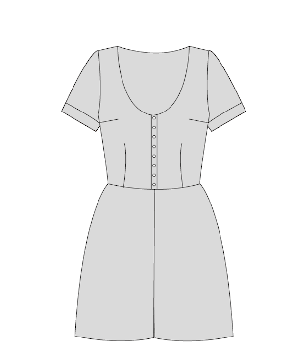 By Hand London Holly Jumpsuit Sewing Pattern