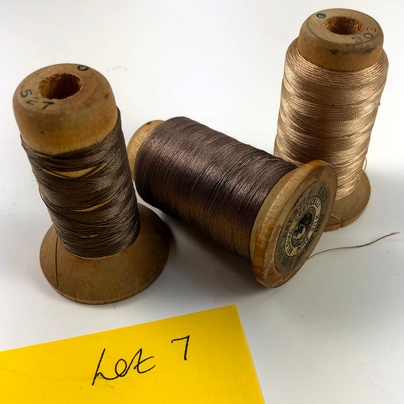 Belding Corticelli Silk Thread on Large Wooden Spools