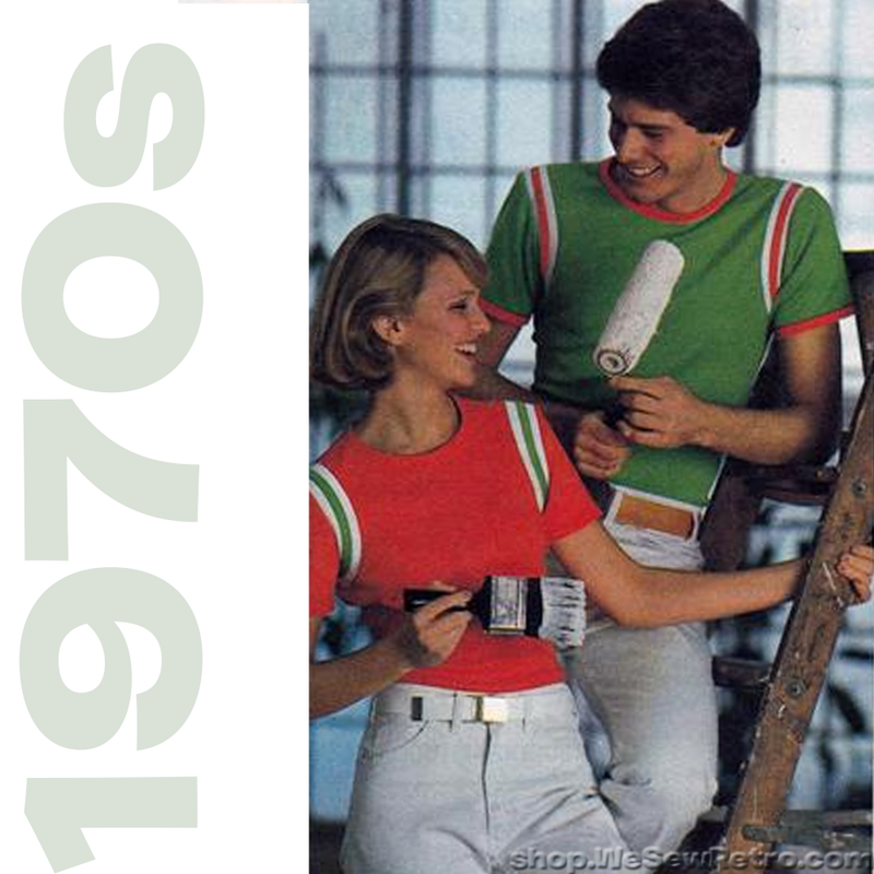 1970s T-Shirt Vintage Sewing Pattern Butterick 5303 / Butterick 5304