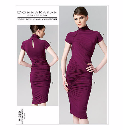 V1259 Vogue American Designer: Donna Karan Dress Sewing Pattern Vogue 1259 Out of Print