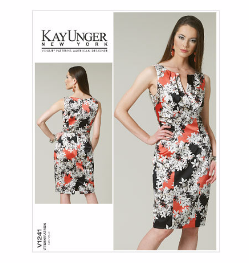 V1241 Vogue American Designer Kay Unger Dress Sewing Pattern Vogue 1241 Out of Print