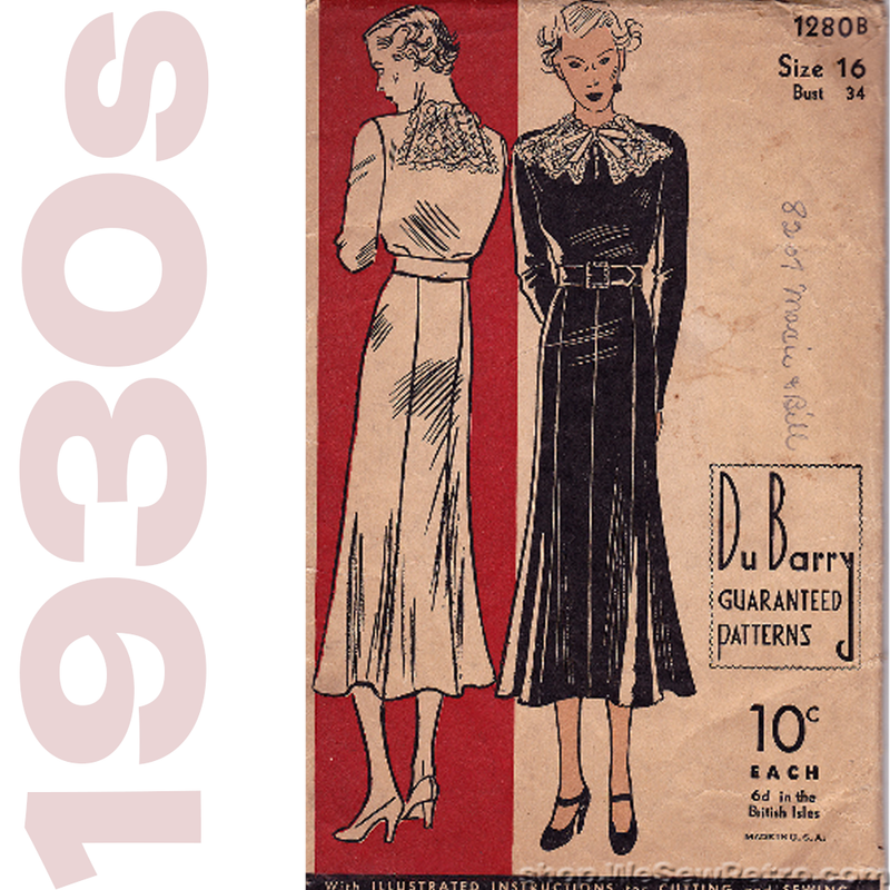 1953 Vintage Sewing Pattern B30 BRA TOPS (1220) - The Vintage Pattern Shop