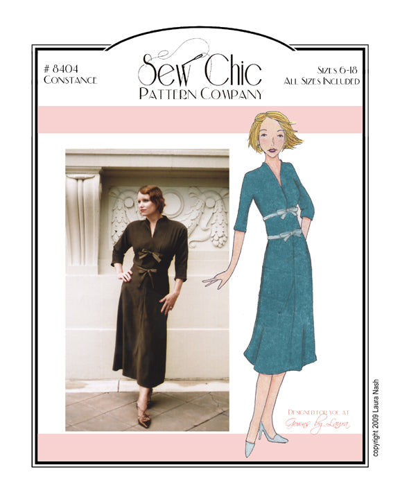 Constance Dress Sewing Pattern by Sew Chic Pattern Company