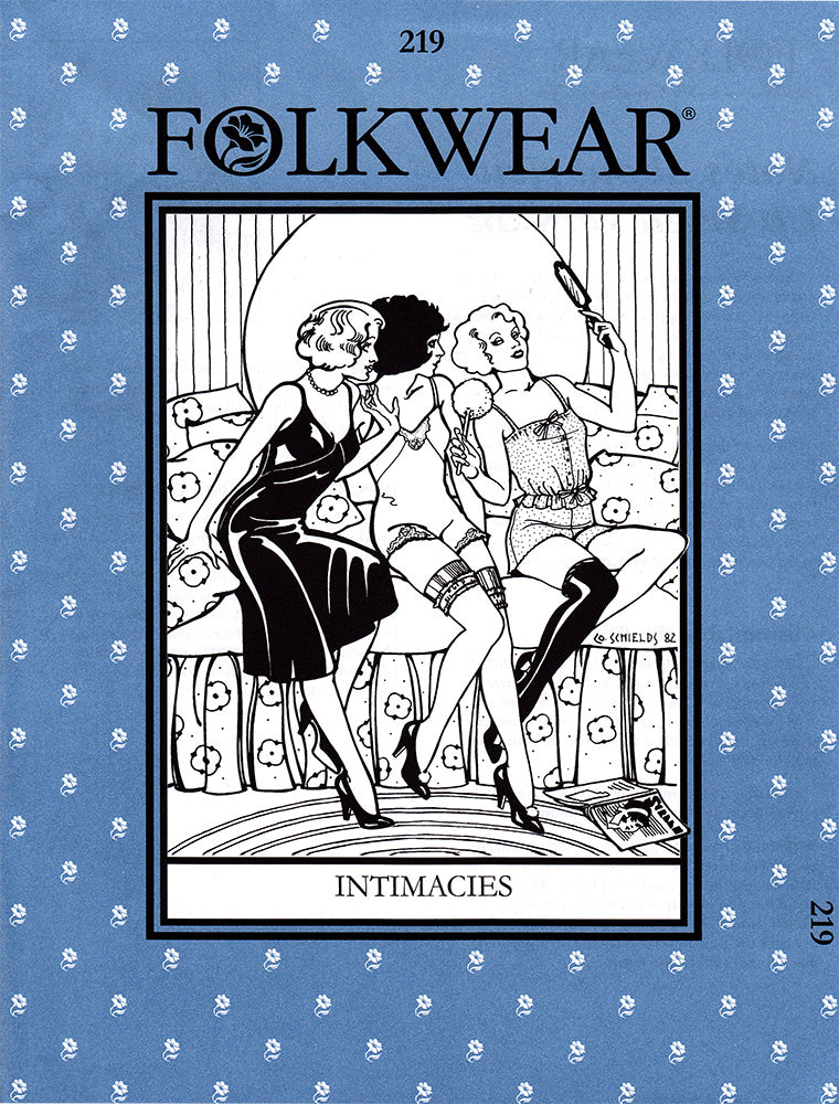 Intimacies 1920s 1930s Lingerie Sewing Pattern