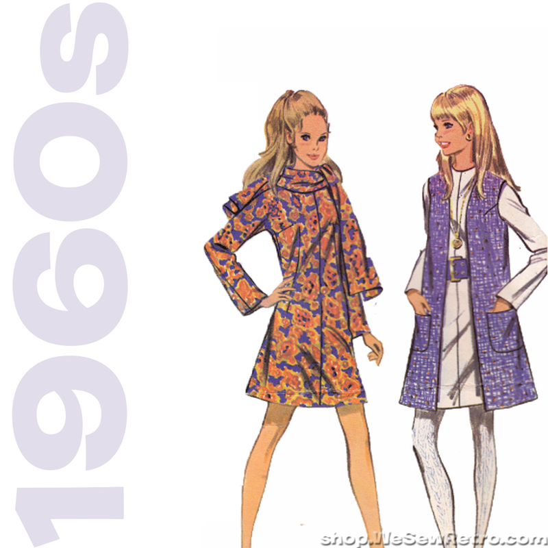 McCalls 2101 Vintage Sewing Pattern - Dress & Coat