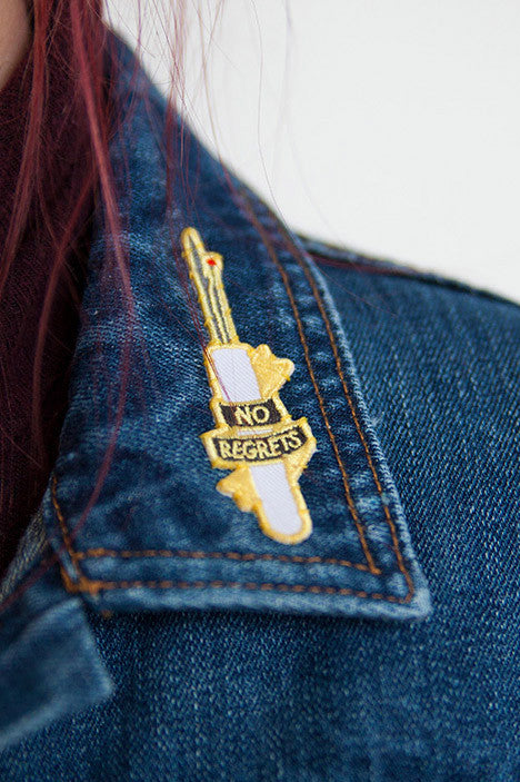 No Regrets Sew-On Patch