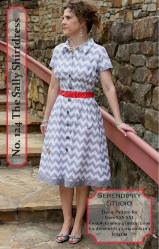 Serendipity Studio Sally Shirtdress Sewing Pattern