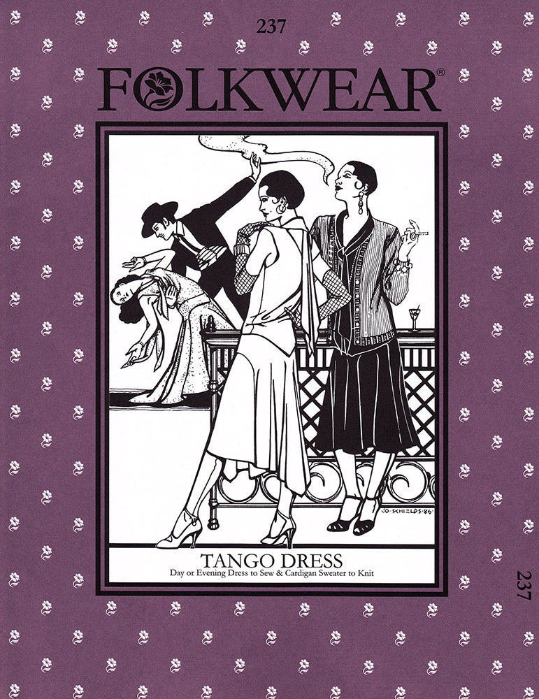 Tango Dress Sewing Pattern Folkwear 237